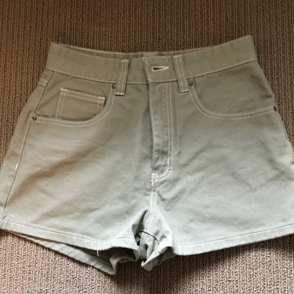 Conn on jean shorts